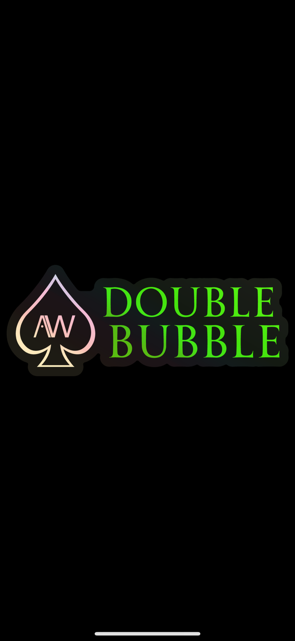 sticker- double bubble