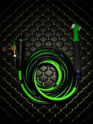 AW Praying Mantis 300 amp WP-26 TIG rig with new-generation ultra flex argon hose