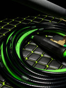 AW Praying Mantis 300 amp TIG rig with Neon Green #2 AWG Ultraflex power cable