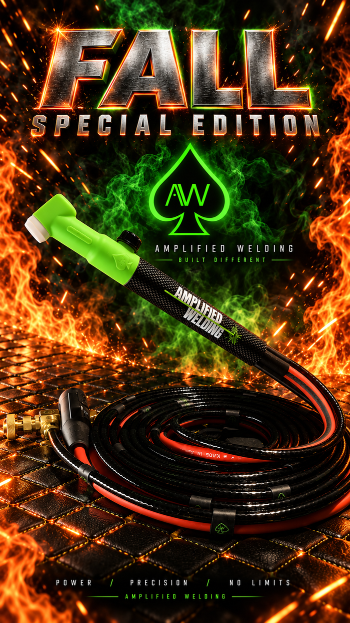300 Amp 12.5ft Fall Special Edition 2 Piece Tig Rig – Amplified Welding