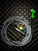 AW Silverback 250 amp TIG rig with gray Tough-AW-Flex braided argon hose