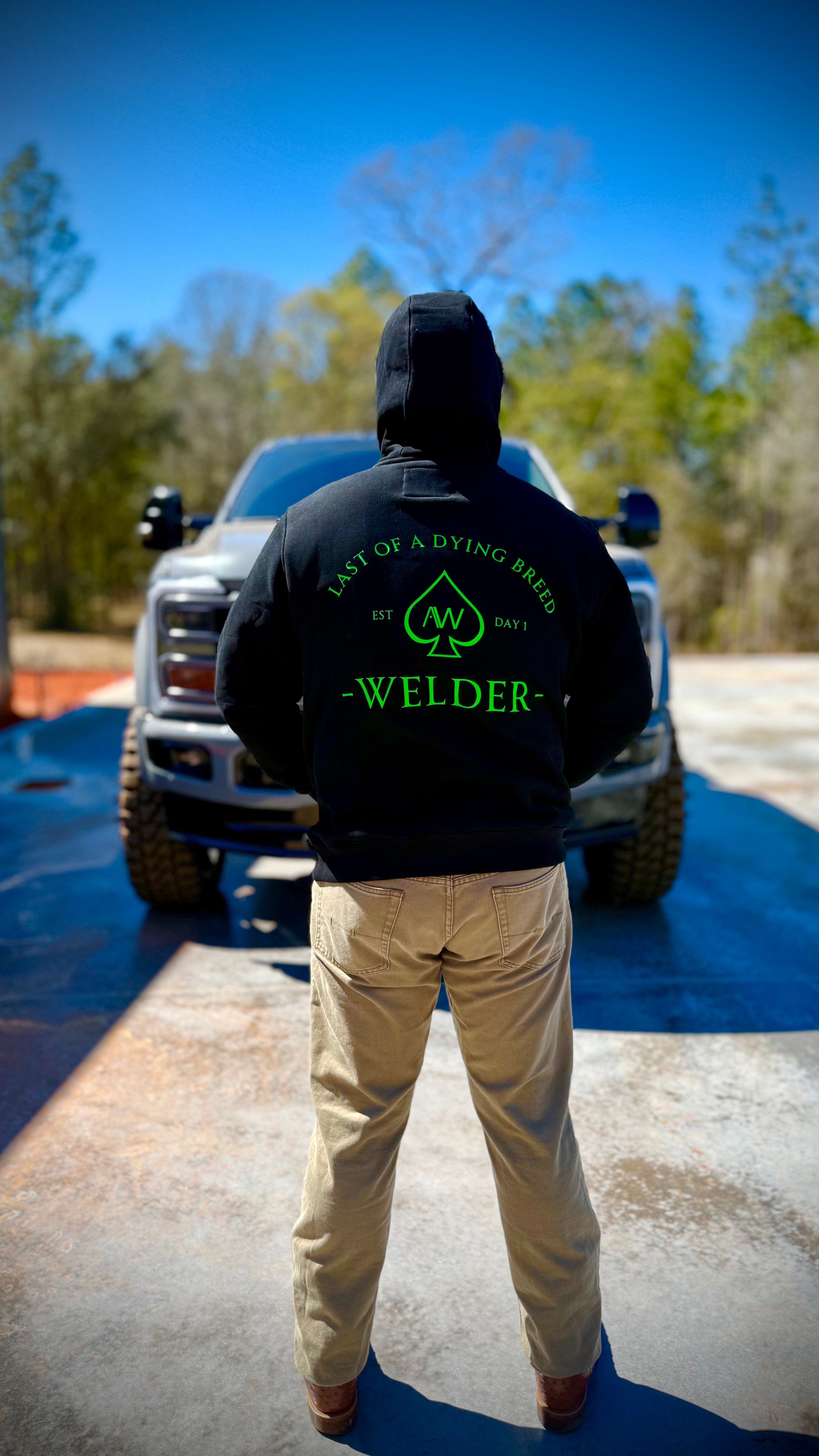 Aw Welder Hoodie Black