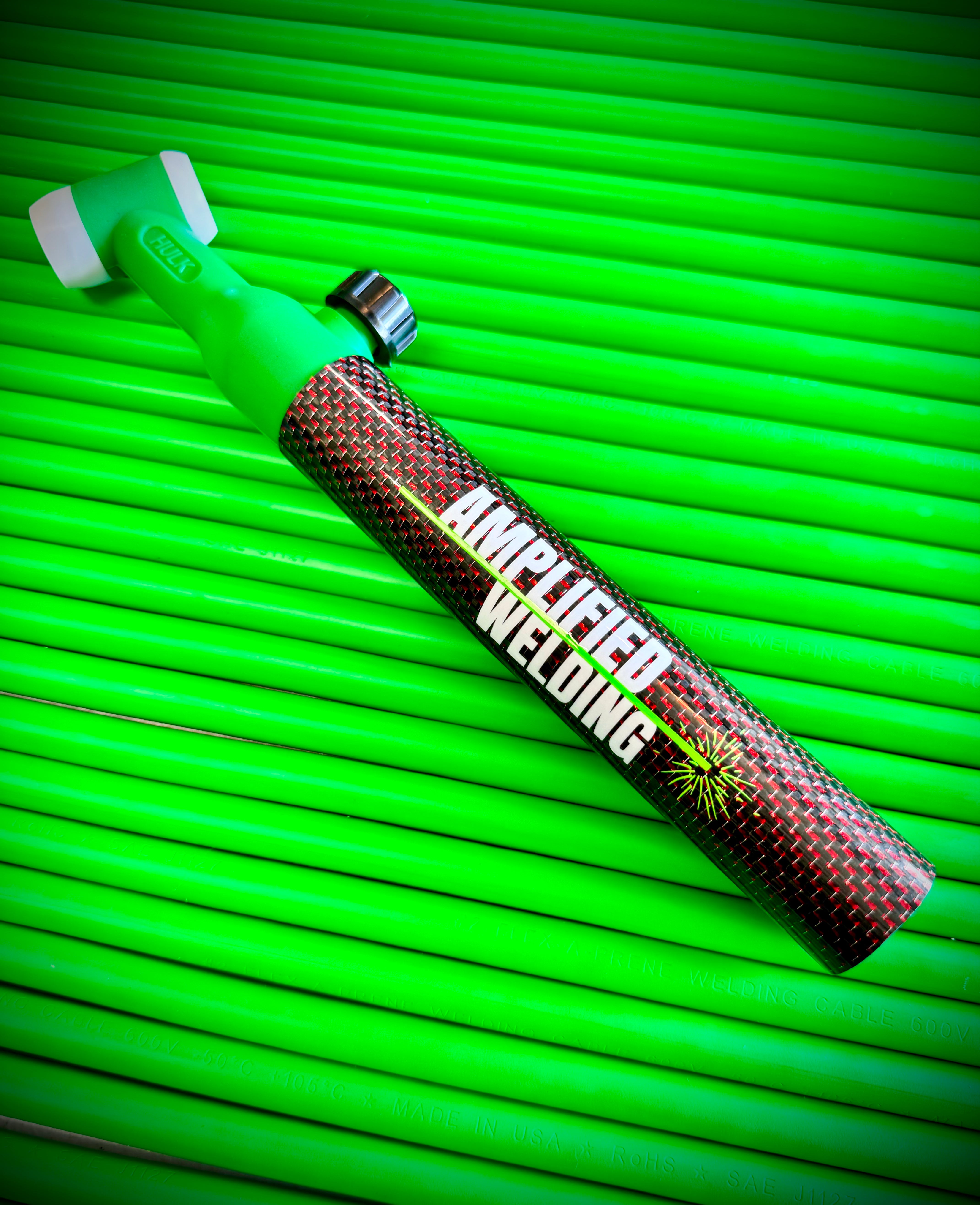 cham 100% Carbon Fiber Tig Handles (Wp-26) “Red”