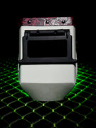 AW White Welding Hood Floral Top