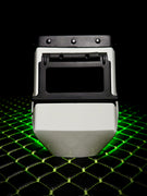 AW White Welding Hood Black Leather Top