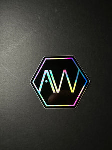 Sticker/Slaps 3" x 2.6" Holographic