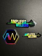 Sticker/Slaps 5" x 1.67" Holographic